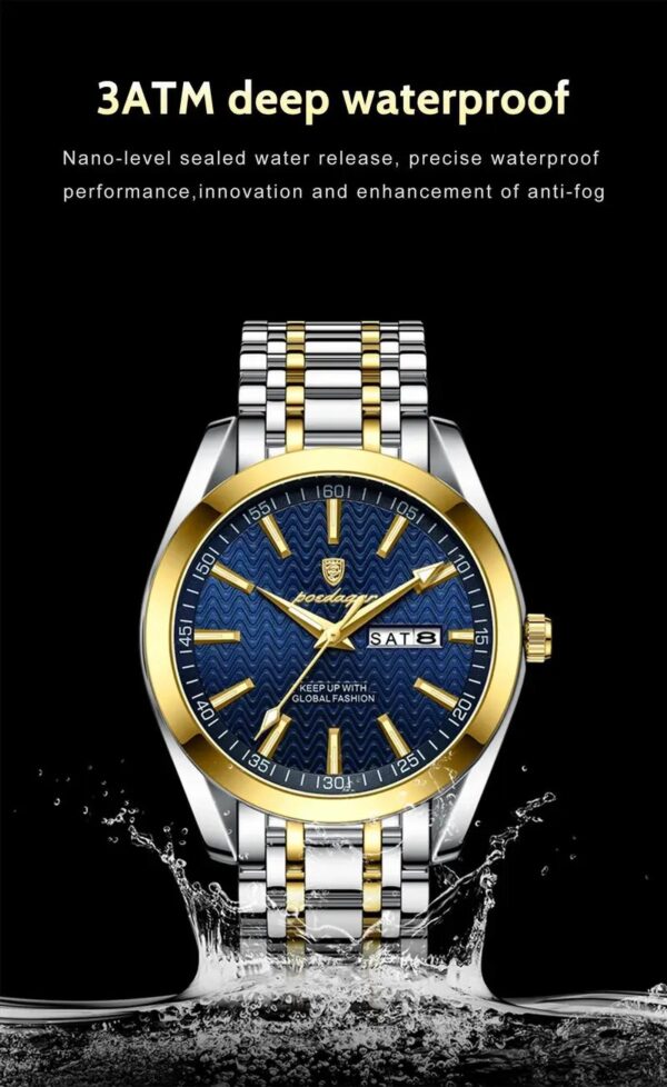 Stylish Men Watch(POEDAGAR 962) - Image 2