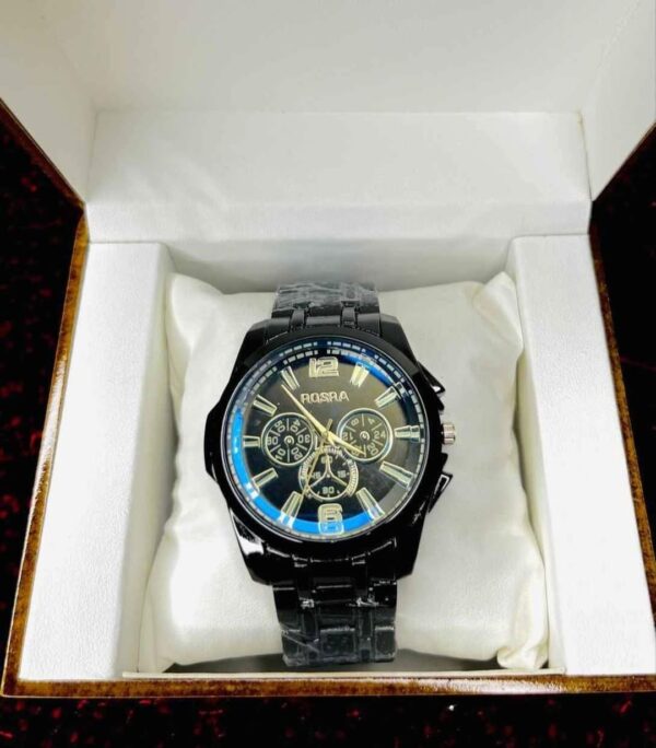 Rosra Men's Stainless Steel Fashion Watch for men.